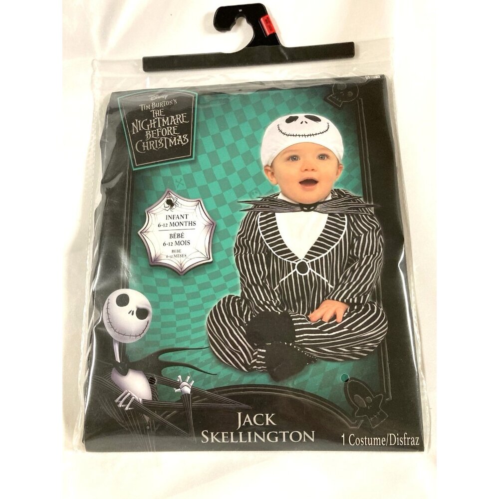 Baby Jack Skellington Halloween Costume The Nightmare before Christmas 6-12